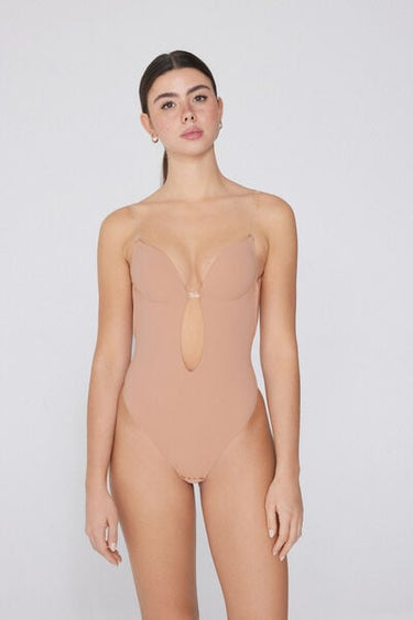 Recycled Microfibre Padded Push-Up Body with Silicone Shoulder Straps