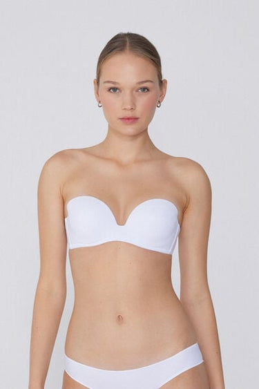 New York Padded Microfibre Bandeau Bra