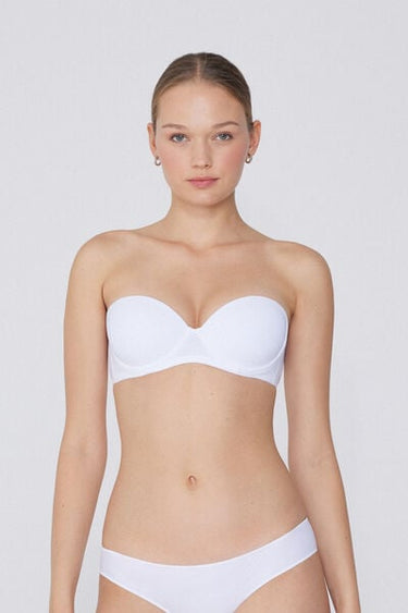 Madrid Super Padded Recycled Microfibre Bandeau Bra