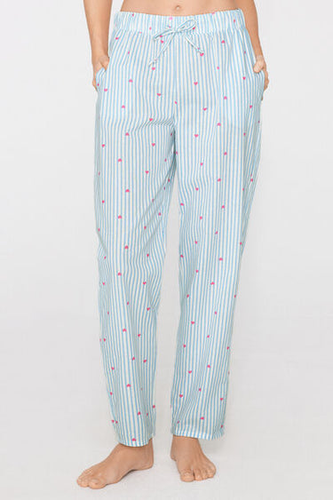 Cotton Canvas Drawstring Trousers