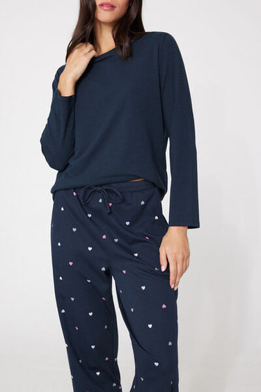 Heavy Printed Cotton Joggers