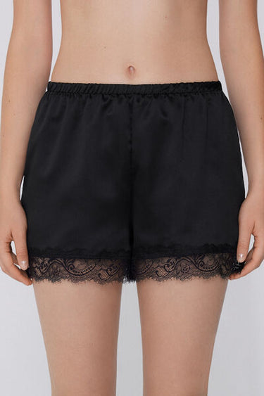 Satin and Lace Shorts