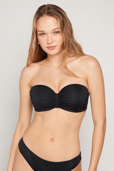 Recycled Micro Full Coverage Bandeau Bikini Top