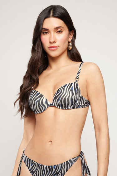 Safari Luxe Padded Push-Up Bikini Top