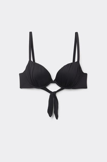 Recycled Microfibre Padded Push-Up Bikini Top