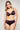 Bordeaux Shiny Glam Lightly Padded Push-Up Bikini Top