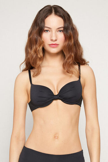 Recycled Microfibre Lightly Padded Push-Up Bikini Top