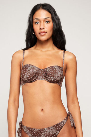 Country Vibe Balconette Bikini Top