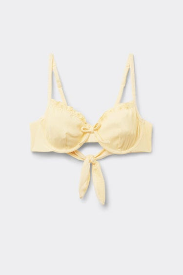 Yellow Sunny Days Balconette Bikini Top