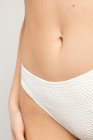 Piqué Wave Brazilian Bikini Bottoms