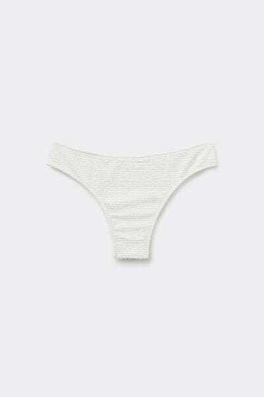Piqué Wave Brazilian Bikini Bottoms