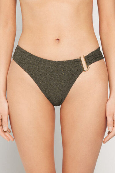 Crinkle Dune Brazilian Bikini Bottoms