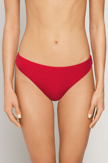 Timeless Look Gloss Red Brazilian Bikini Bottoms