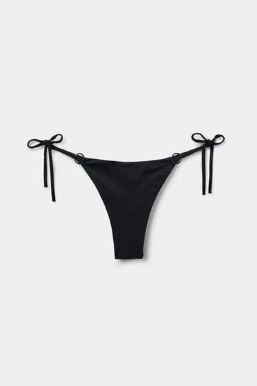 Royal Essence Brazilian Bikini Bottoms with Ties