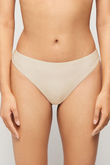 White Paradise Bay Brazilian Bikini Bottoms