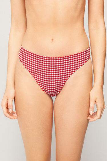 Summer Vichy Brazilian Bikini Bottoms