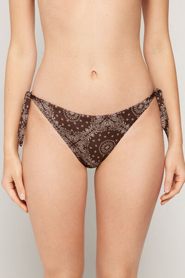 Country Vibe Tie Bikini Bottoms