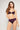 Bordeaux Shiny Glam High-Cut Bikini Bottoms with Gathering