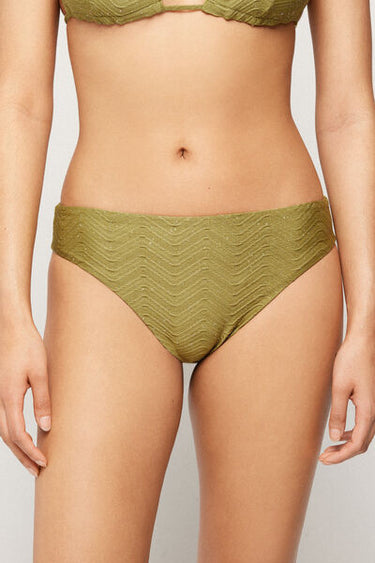 Olive Green Sparkling Touch Classic Bikini Bottoms