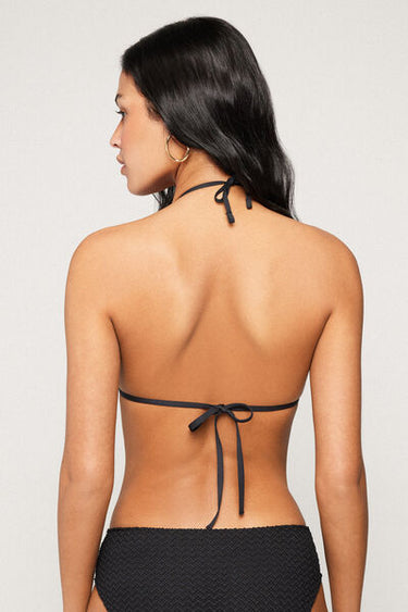 Jewel Net Lightly Padded Triangle Bikini Top