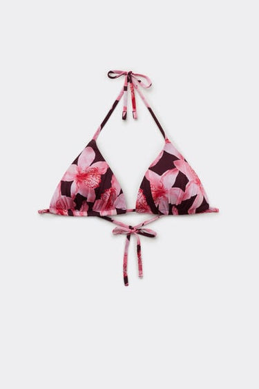 Hibiscool Lightly Padded Triangle Bikini Top