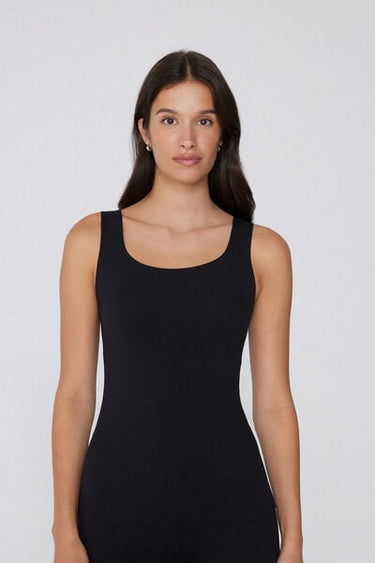Invisible Therm Vest Top with Wide Shoulder Straps