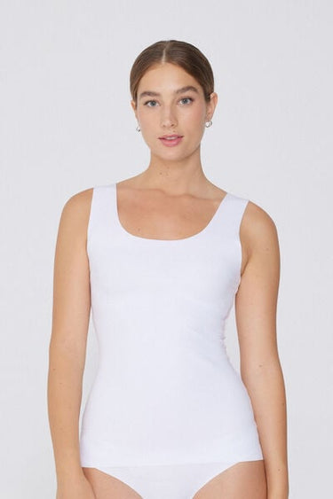 Laser-Cut Organic Cotton Camisole