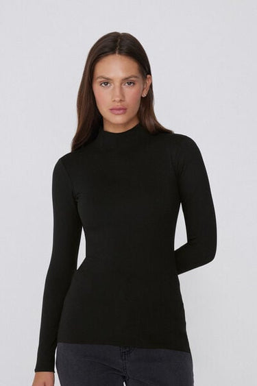 Invisible Therm Long Sleeve Polo Neck Top