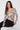 Long-Sleeved Shirt with Wide-Neck and Printed Viscose