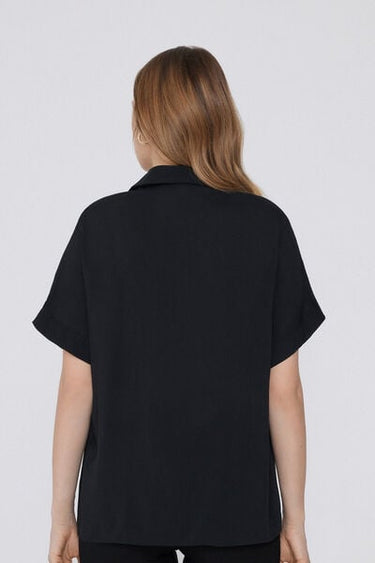 Short-Sleeved Viscose Shirt