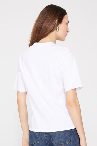 100% Slub Cotton Round Neck T-shirt