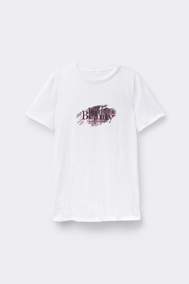 100% Cotton T-Shirt with Print