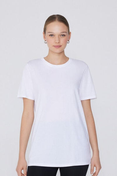 Basic Crew Neck T-shirt in Cotton