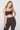 Short Padded Sports Top with Print and Thin Shoulder Straps
