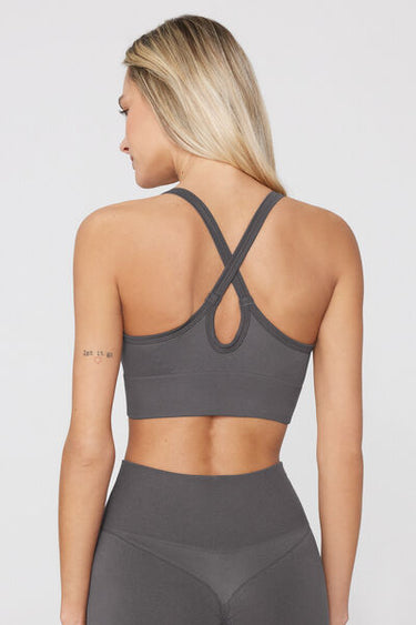 Sporty Scrunch Crop Top