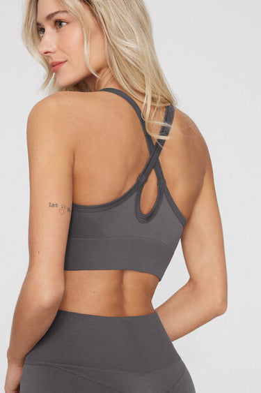 Sporty Scrunch Crop Top