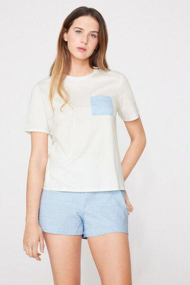 Short Cotton Pyjamas with Pocket