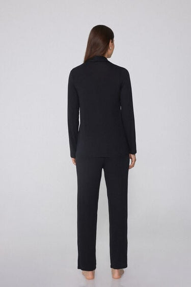 Long Open Viscose Pyjamas
