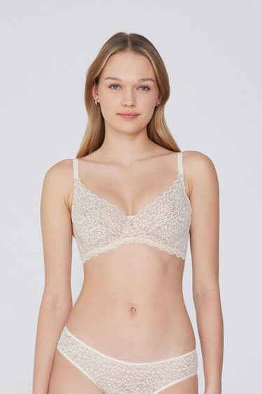 Paris Recycled Lace Unpadded Balconette Bra