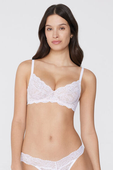 Paris Recycled Lace Unpadded Balconette Bra
