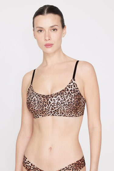 Natural Lifting Plus Laser Cut Printed Push-Up Bra