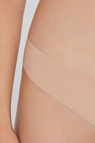 High-Leg Laser-Cut Recycled Microfibre Brazilian Briefs