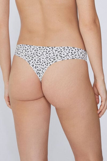 Laser-Cut Printed Microfibre Brazilian Briefs
