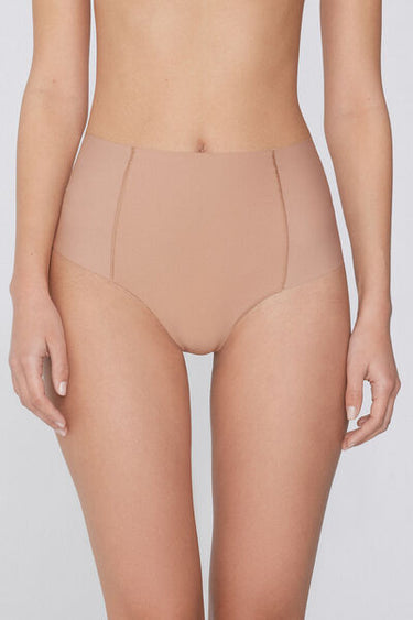 Laser Cut High-Waist Shaping Brazilian Briefs