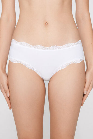 Recycled Lace and Microfibre French Knickers