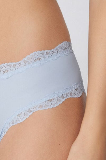 Recycled Lace and Microfibre French Knickers
