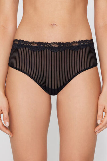 Glam Rib Semi-High Brazilian-Cut French Knickers