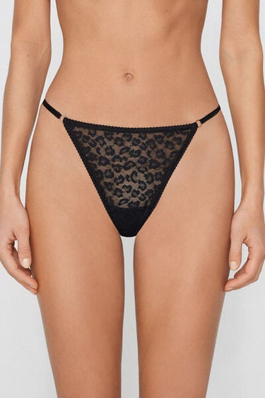 Dappled Lace Tanga Panel G-String