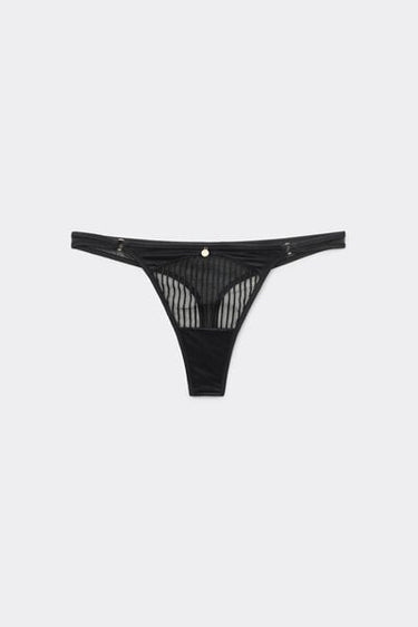 Sheer Lines Thong