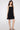 Short Viscose Canvas Tie Dress